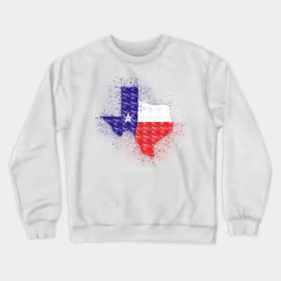 Epic Texas Chalk Dust Splatter Crewneck Sweatshirt